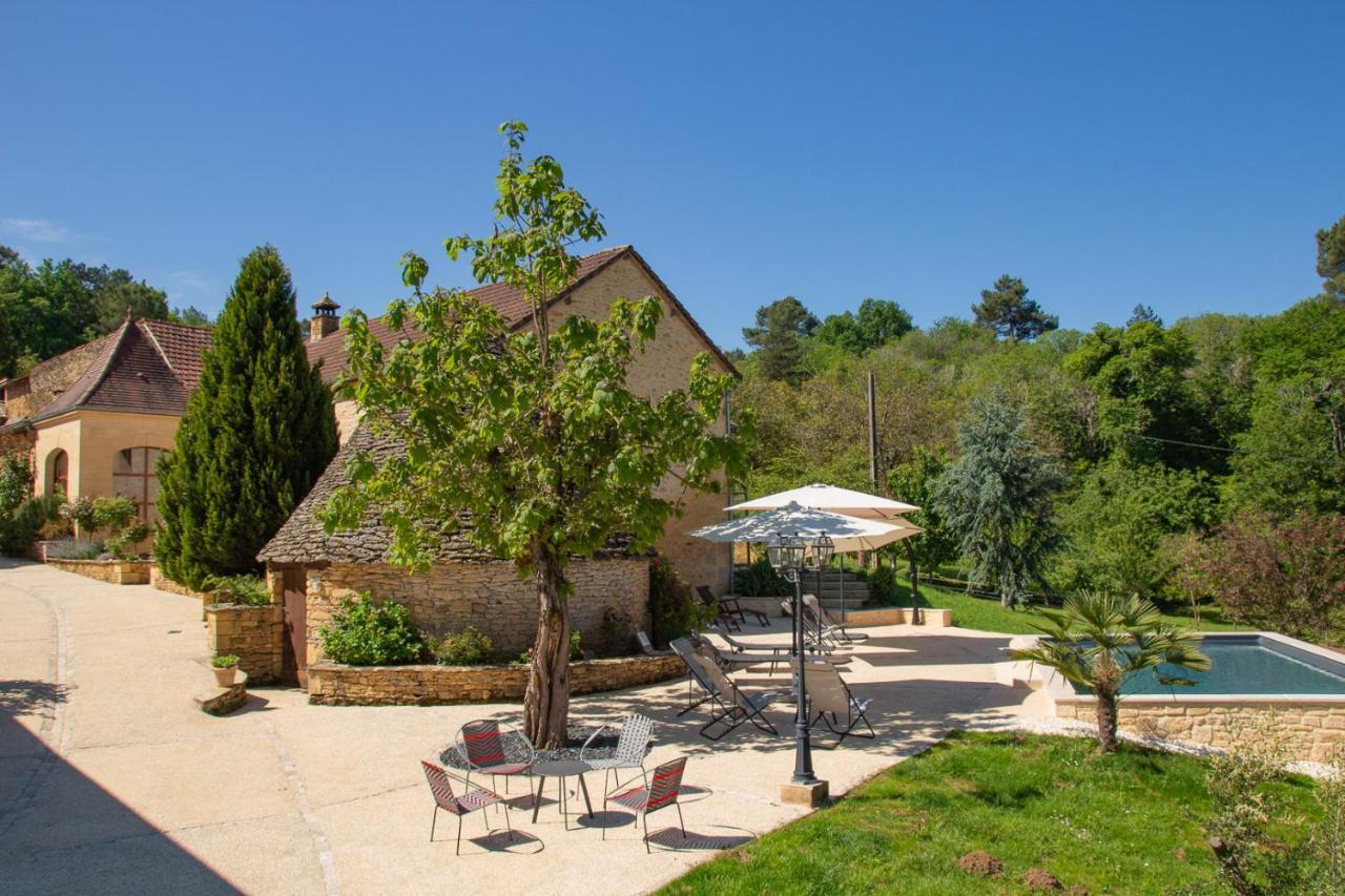 Le Four A Pain, Gite Avec Piscine Et Spa Proche Sarlat Marquay Kültér fotó