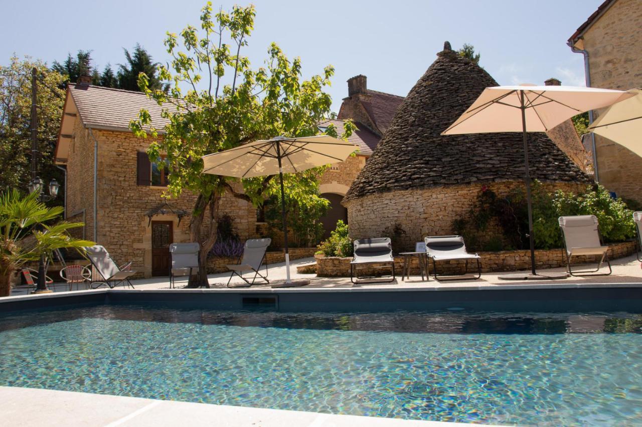 Le Four A Pain, Gite Avec Piscine Et Spa Proche Sarlat Marquay Kültér fotó
