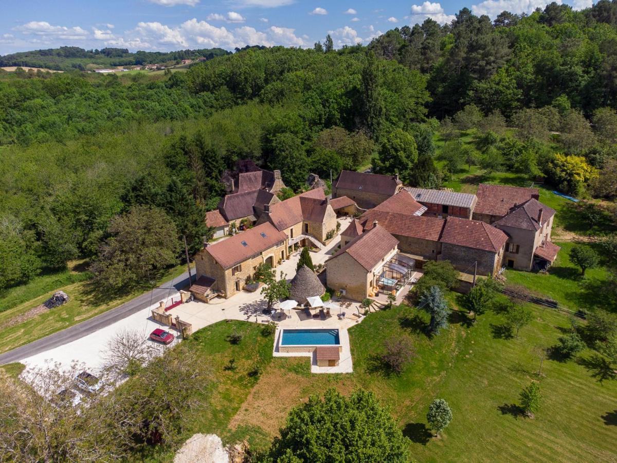 Le Four A Pain, Gite Avec Piscine Et Spa Proche Sarlat Marquay Kültér fotó